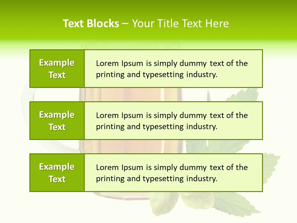 Drought Taste Frame PowerPoint Template