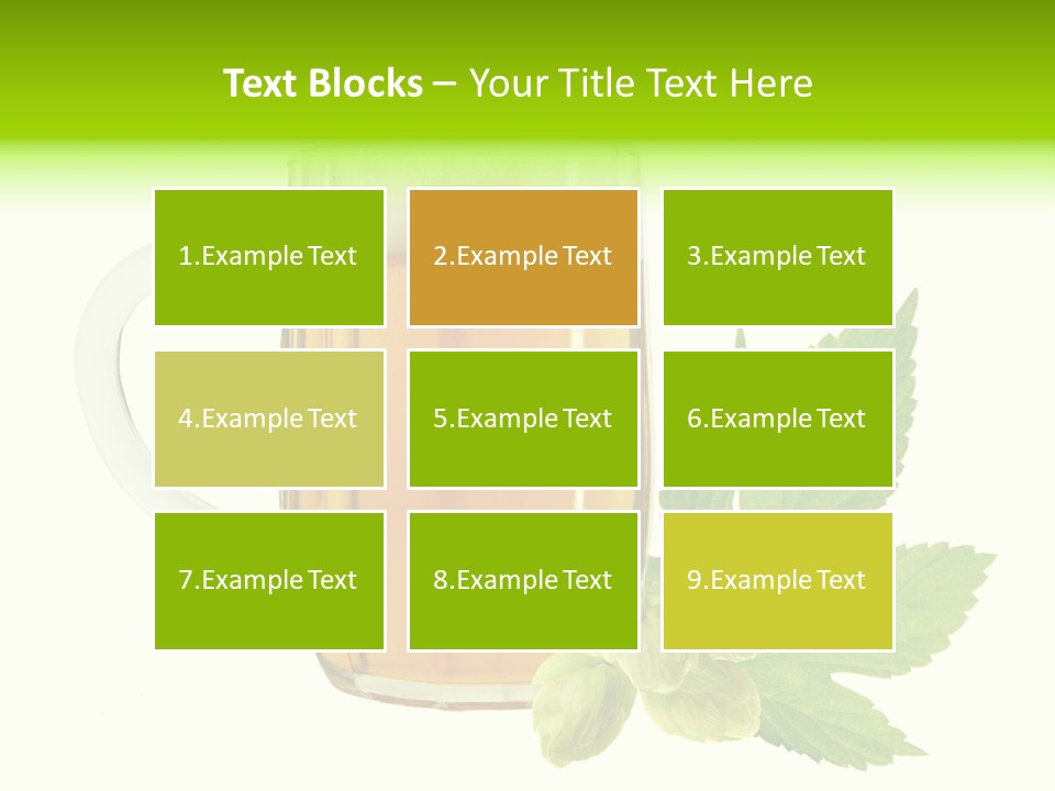 Drought Taste Frame PowerPoint Template