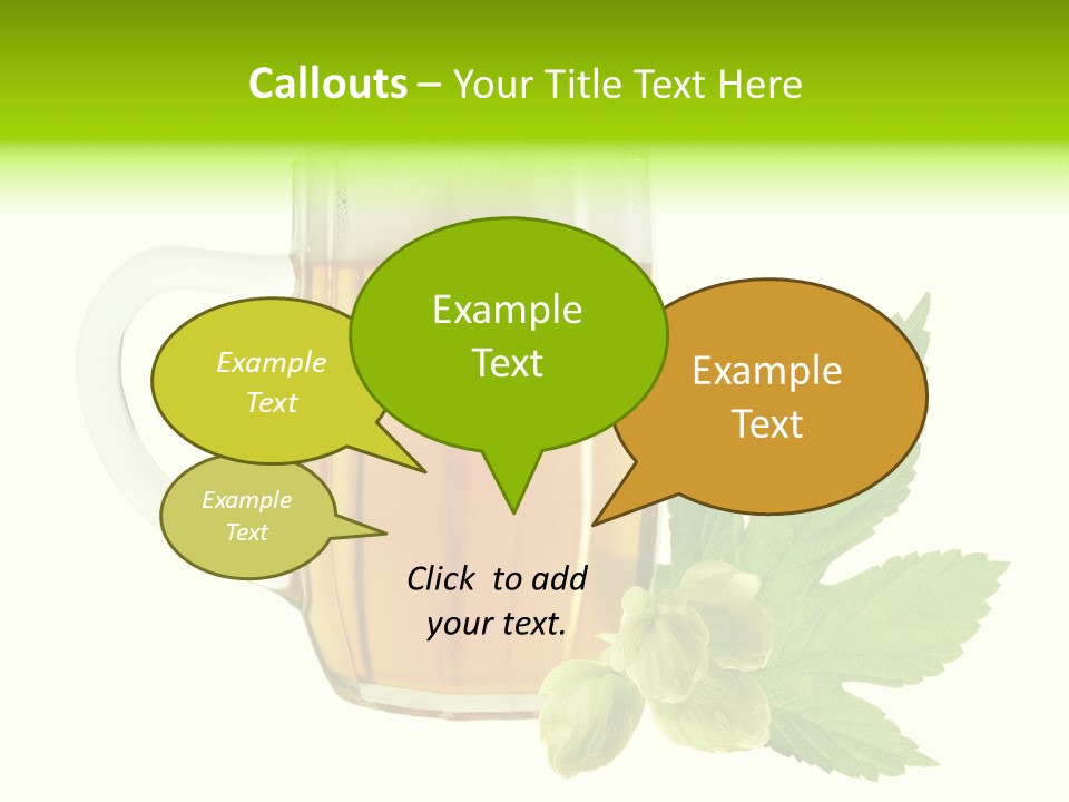 Drought Taste Frame PowerPoint Template