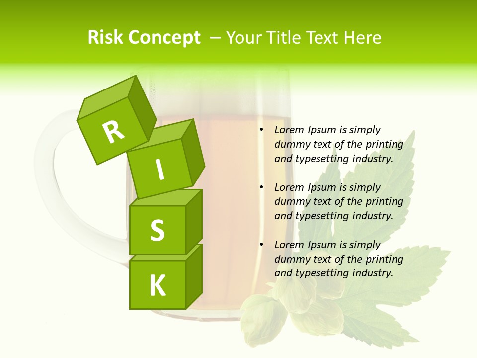 Drought Taste Frame PowerPoint Template