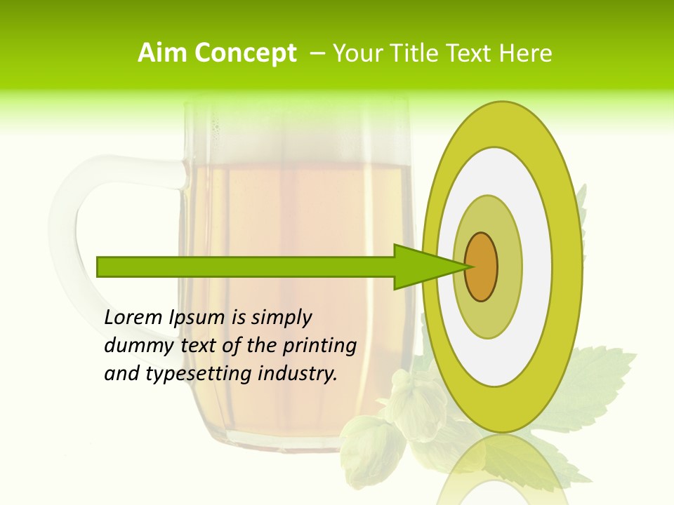Drought Taste Frame PowerPoint Template