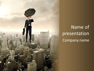 Building Man Idea PowerPoint Template