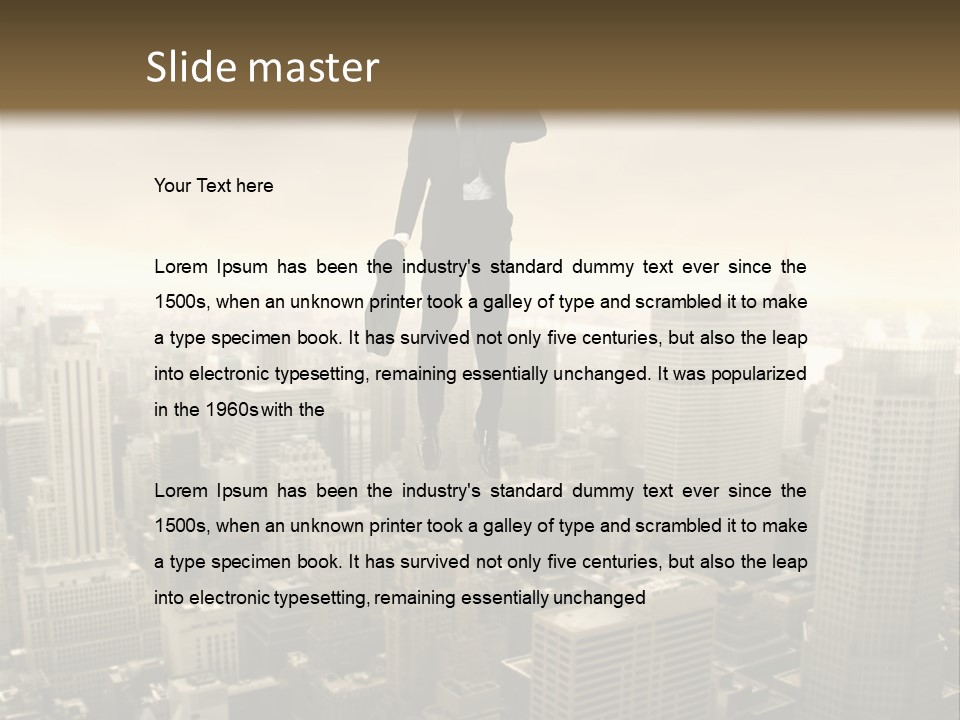 Building Man Idea PowerPoint Template