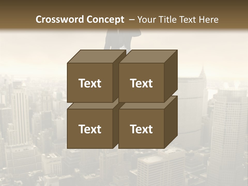 Building Man Idea PowerPoint Template