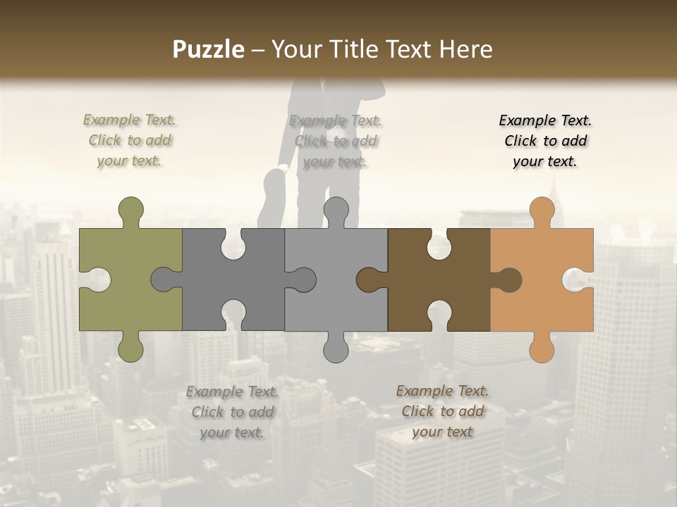 Building Man Idea PowerPoint Template