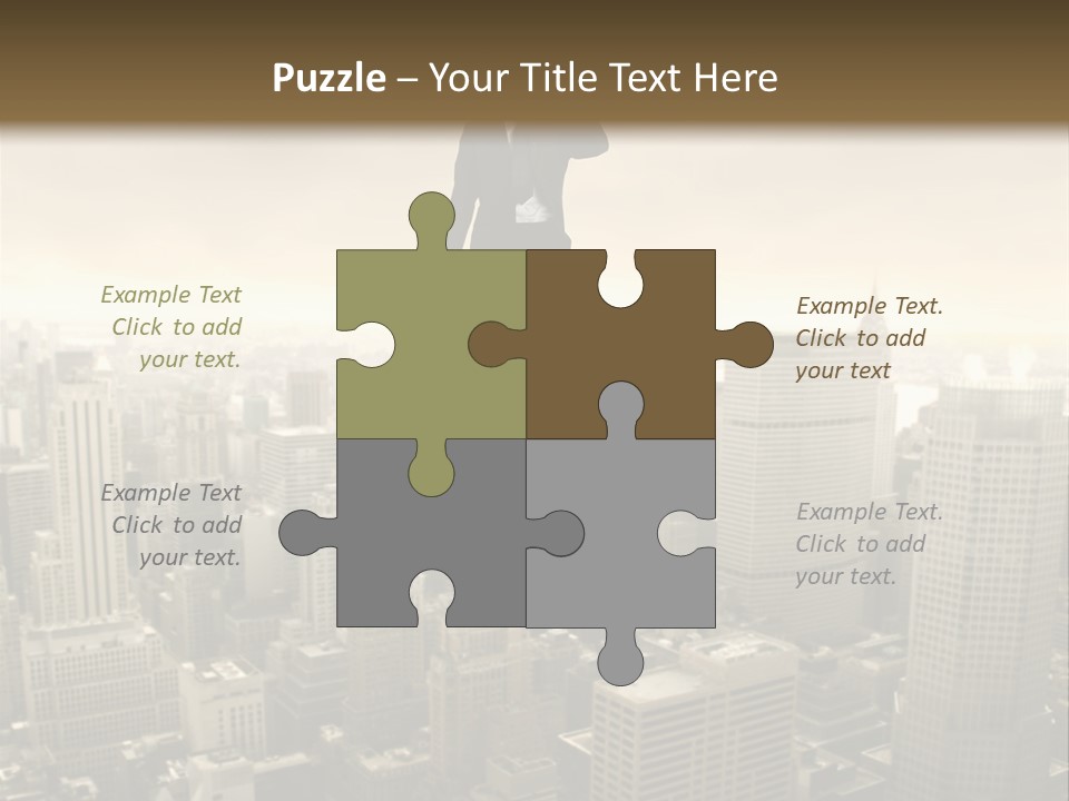 Building Man Idea PowerPoint Template