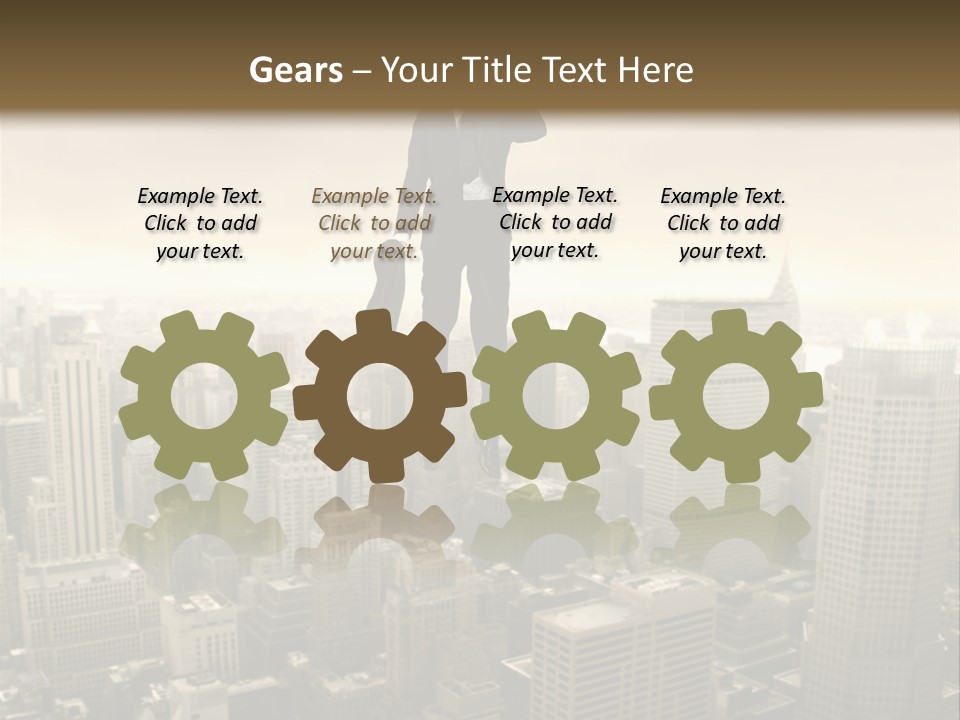 Building Man Idea PowerPoint Template