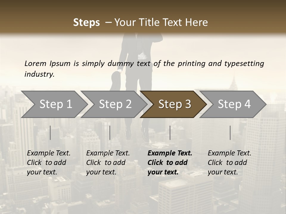 Building Man Idea PowerPoint Template