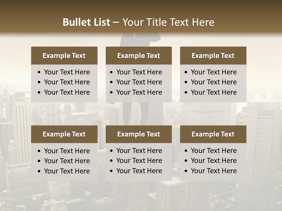 Building Man Idea PowerPoint Template
