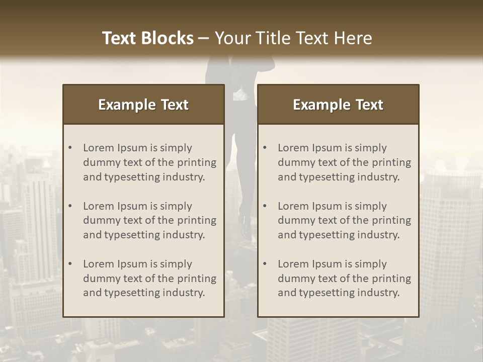Building Man Idea PowerPoint Template