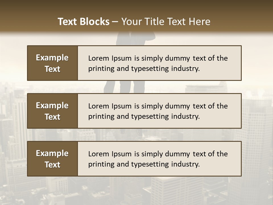 Building Man Idea PowerPoint Template