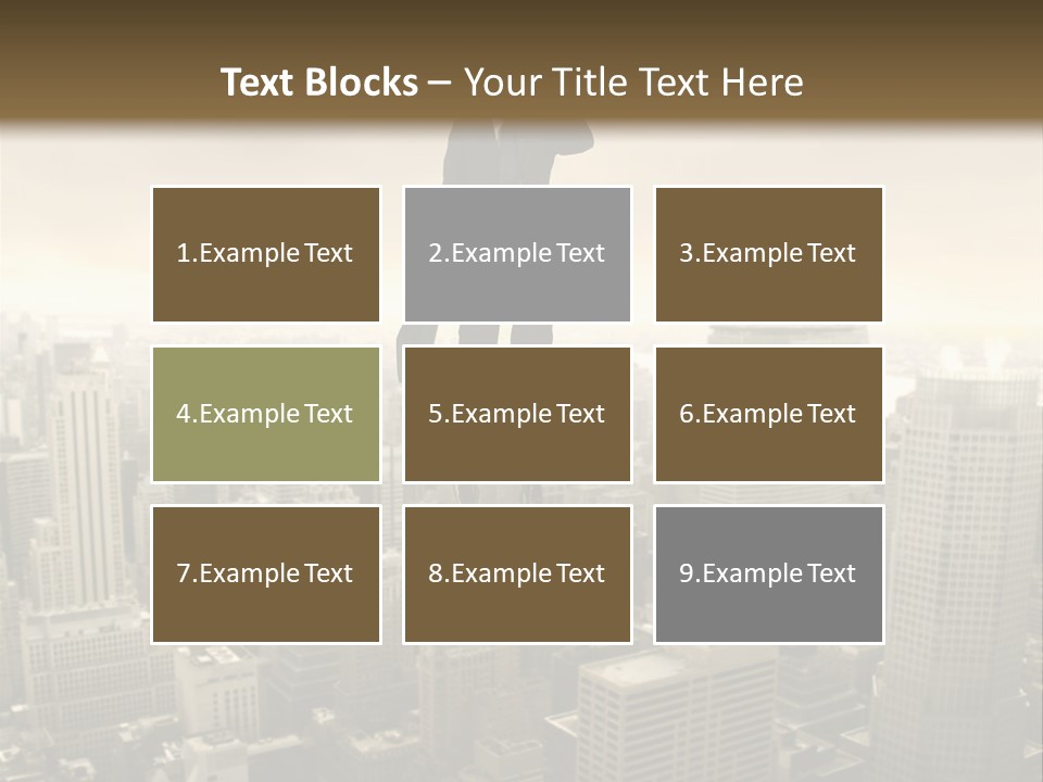 Building Man Idea PowerPoint Template