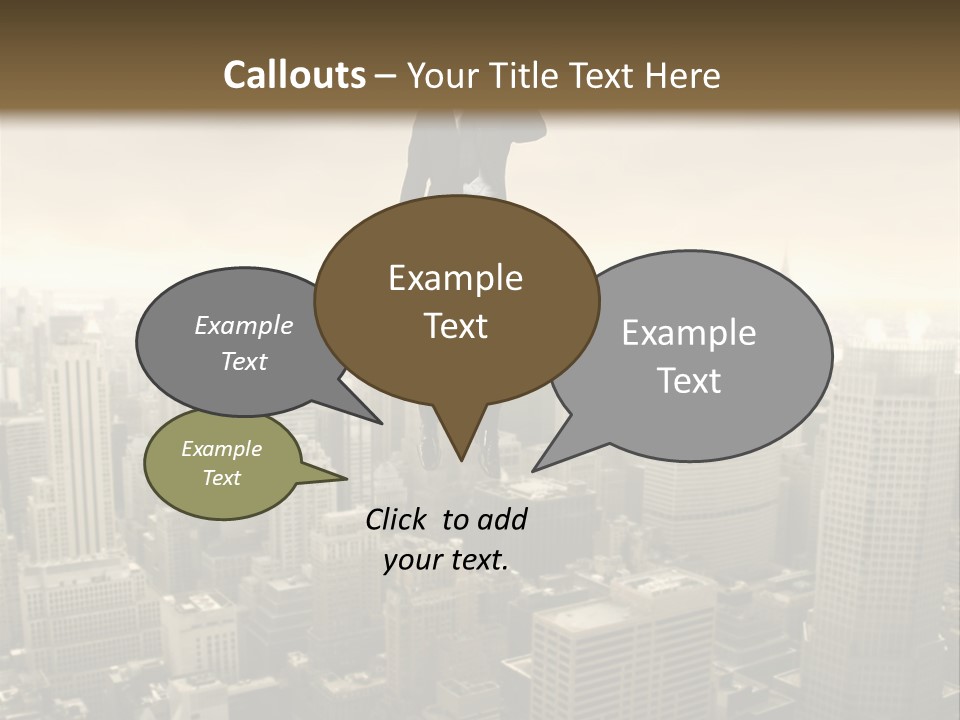 Building Man Idea PowerPoint Template