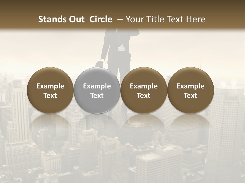 Building Man Idea PowerPoint Template