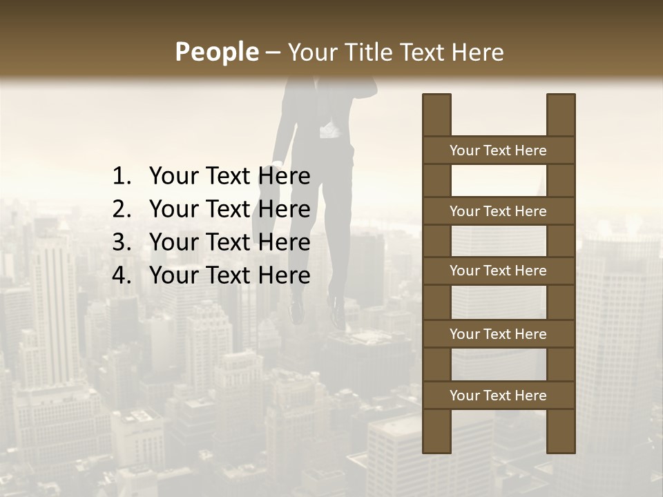 Building Man Idea PowerPoint Template