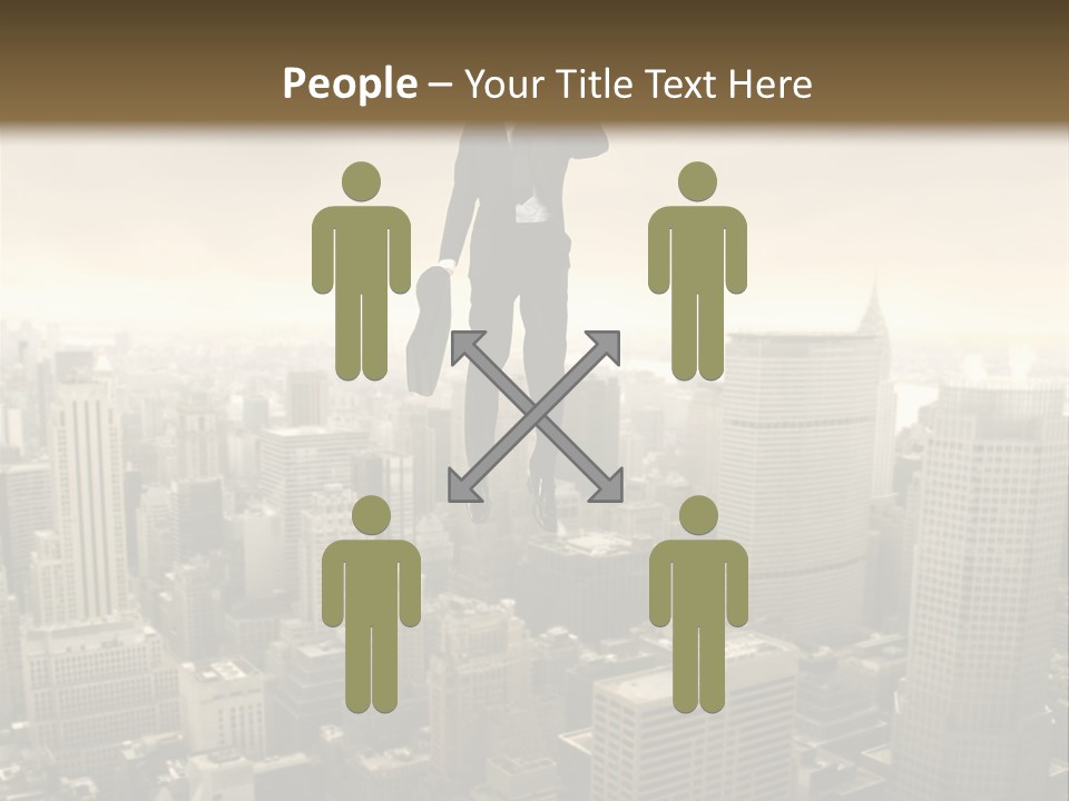 Building Man Idea PowerPoint Template