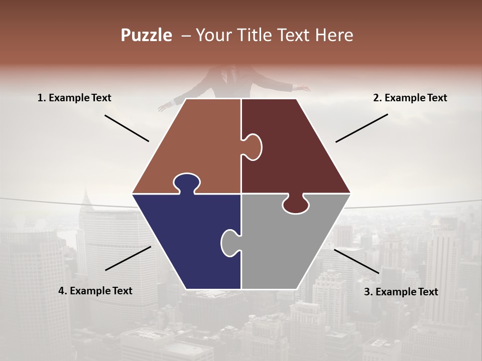 Adult Fear City PowerPoint Template