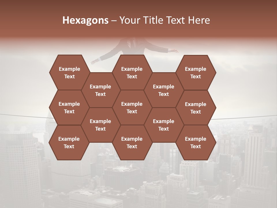 Adult Fear City PowerPoint Template