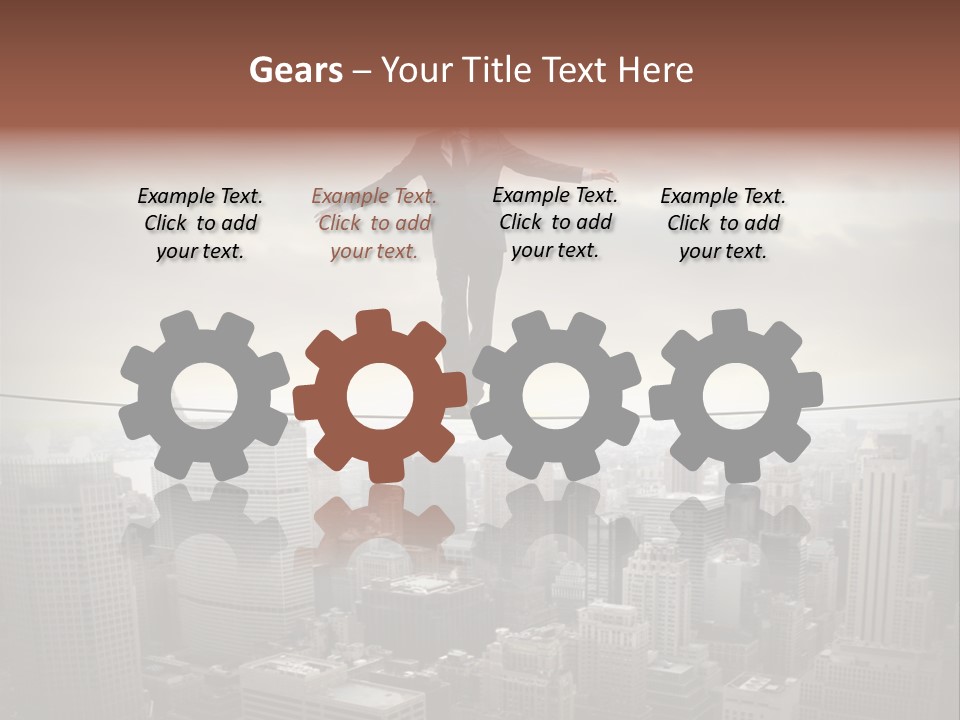 Adult Fear City PowerPoint Template