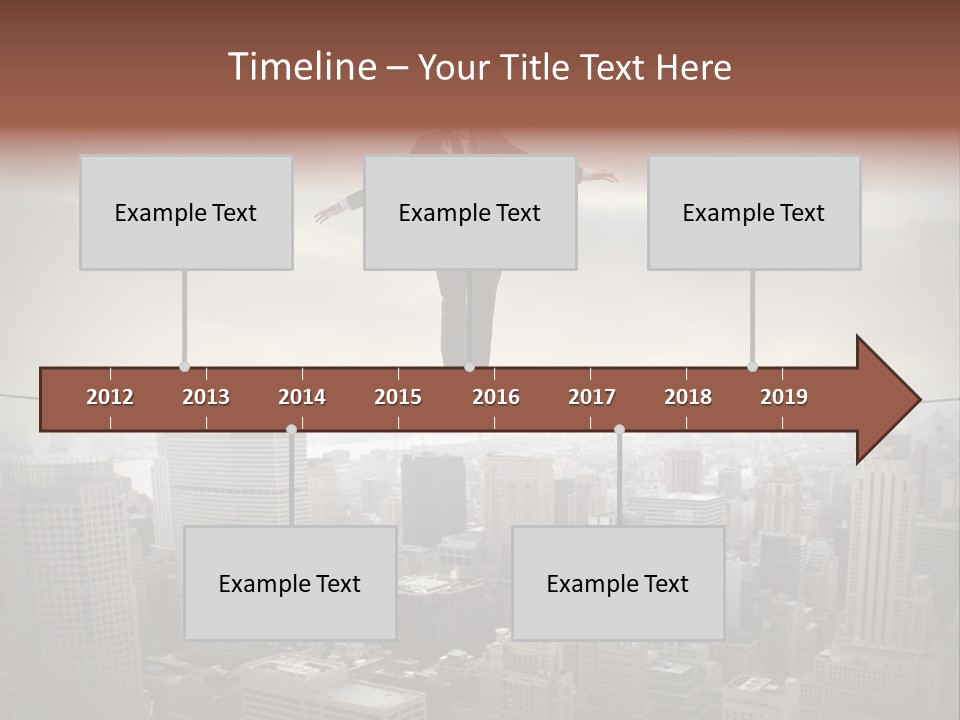 Adult Fear City PowerPoint Template