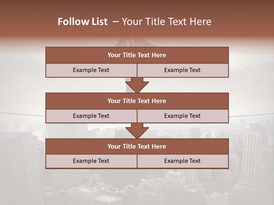 Adult Fear City PowerPoint Template