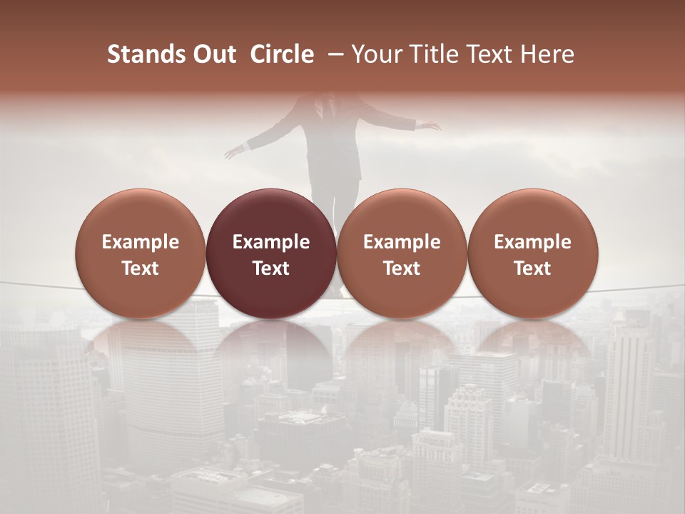 Adult Fear City PowerPoint Template