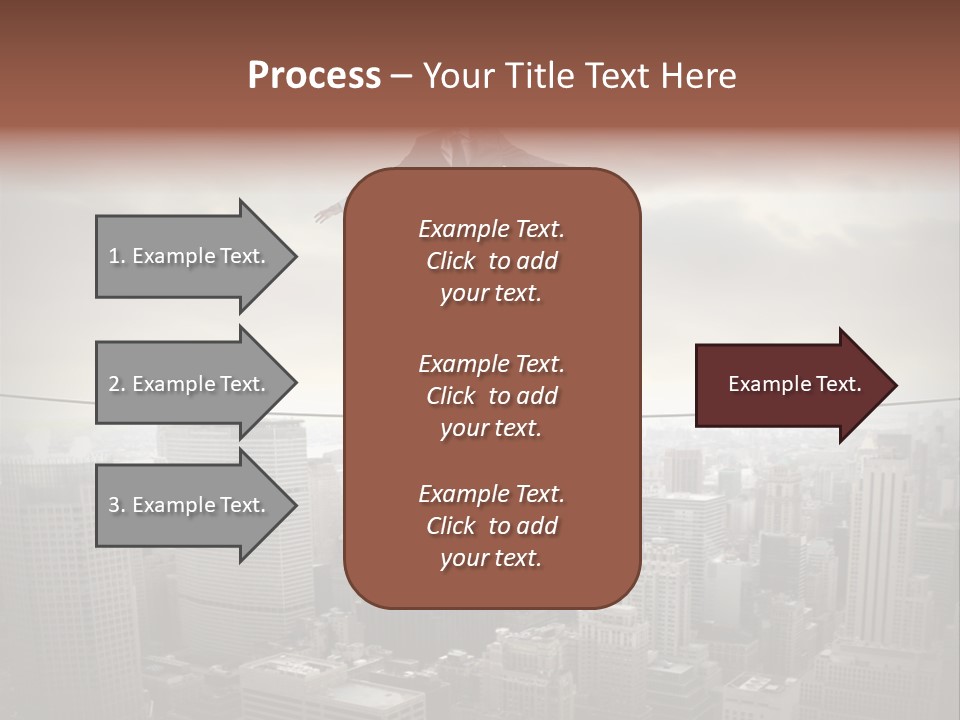 Adult Fear City PowerPoint Template