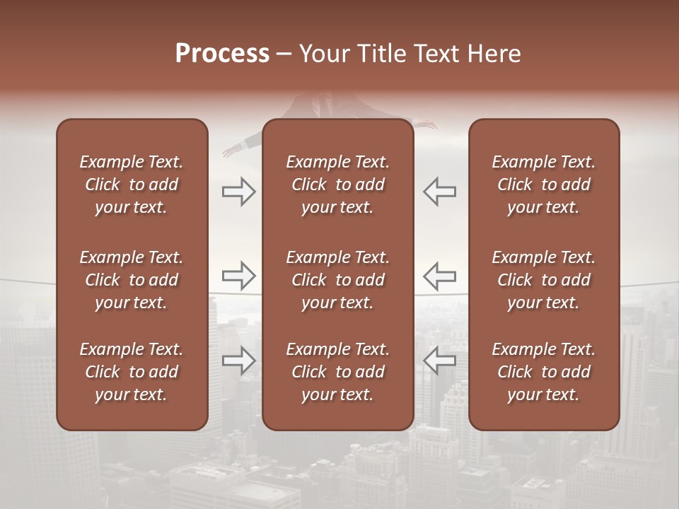 Adult Fear City PowerPoint Template