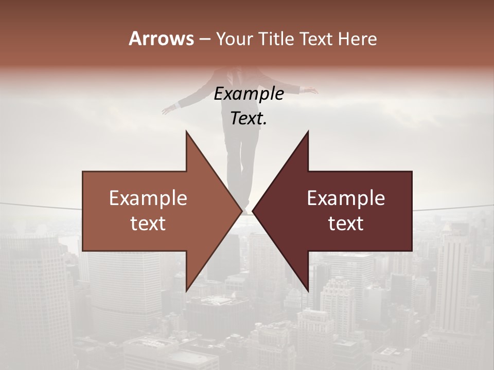 Adult Fear City PowerPoint Template