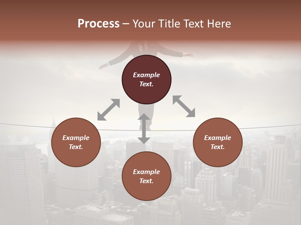 Adult Fear City PowerPoint Template