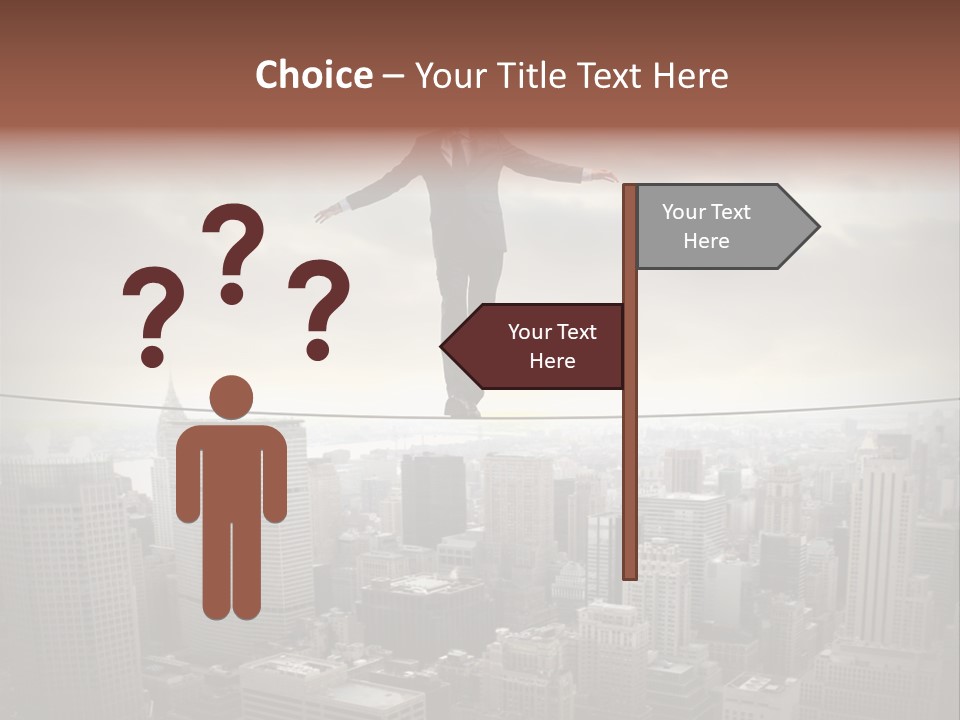 Adult Fear City PowerPoint Template