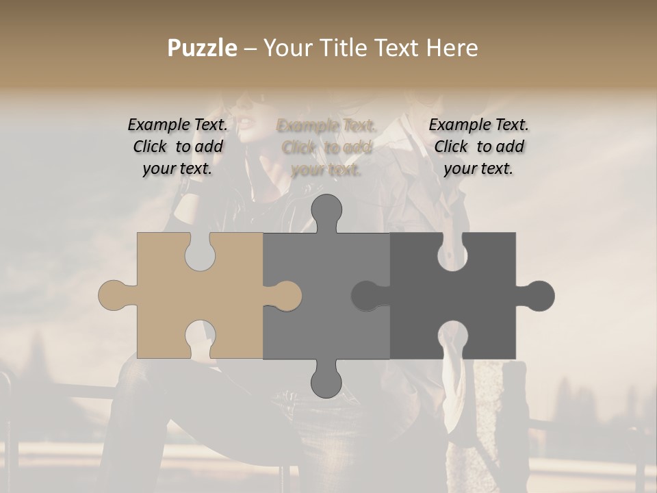 Person Y Fashion PowerPoint Template