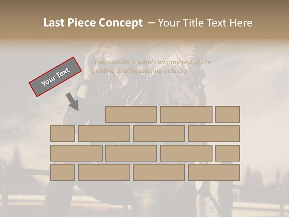 Person Y Fashion PowerPoint Template