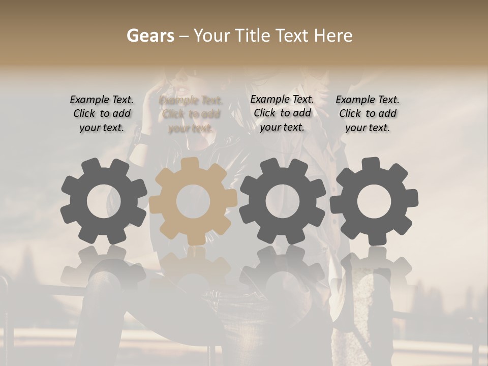 Person Y Fashion PowerPoint Template