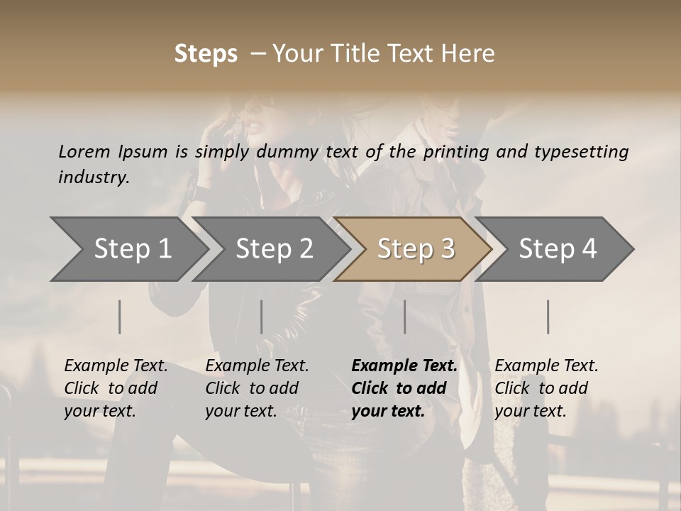 Person Y Fashion PowerPoint Template