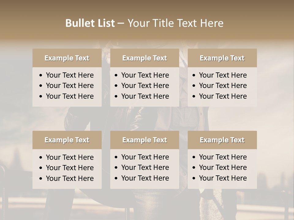 Person Y Fashion PowerPoint Template