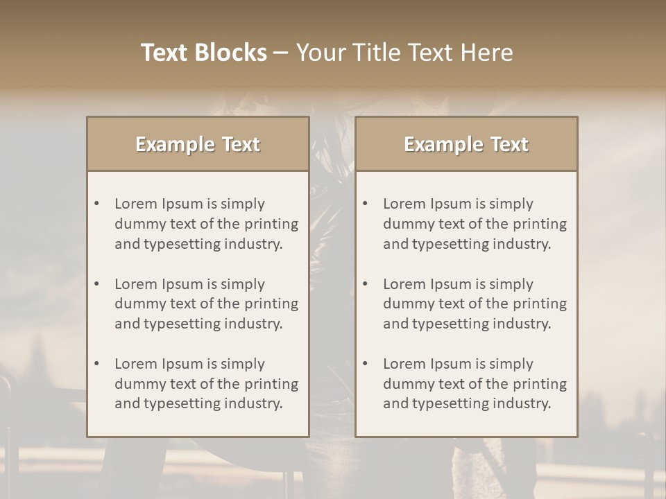 Person Y Fashion PowerPoint Template