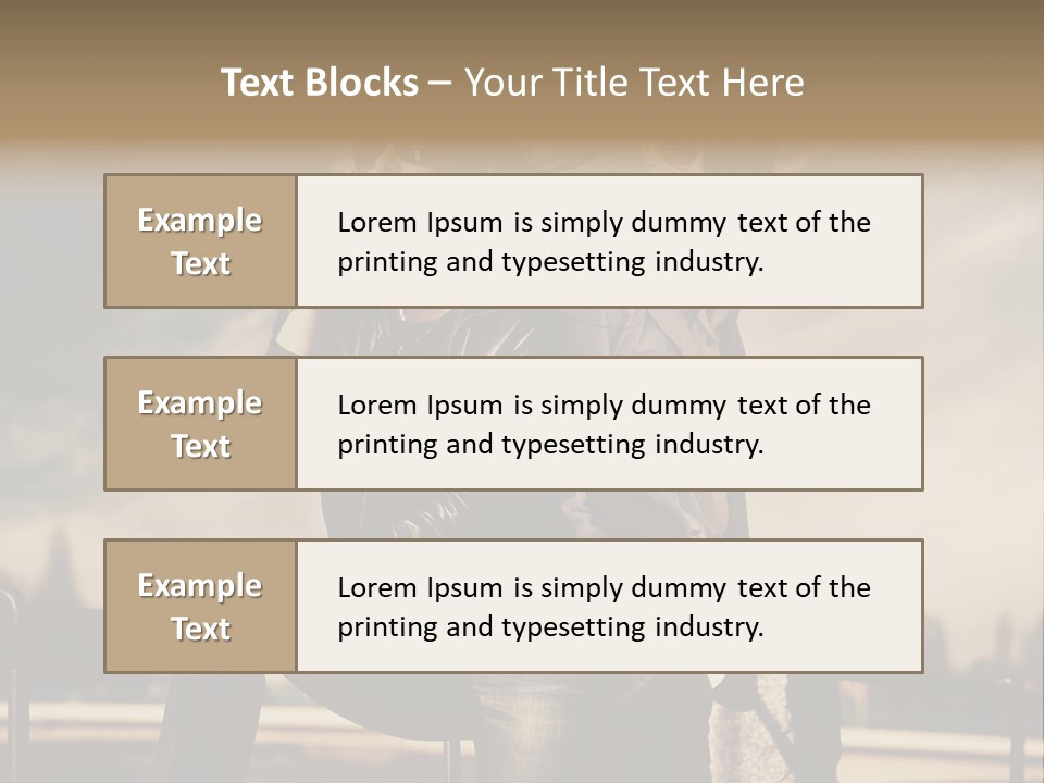 Person Y Fashion PowerPoint Template