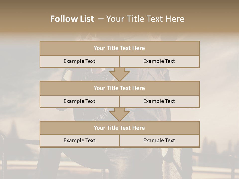Person Y Fashion PowerPoint Template