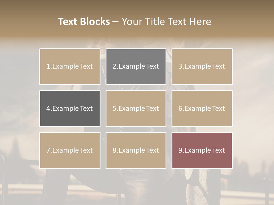 Person Y Fashion PowerPoint Template