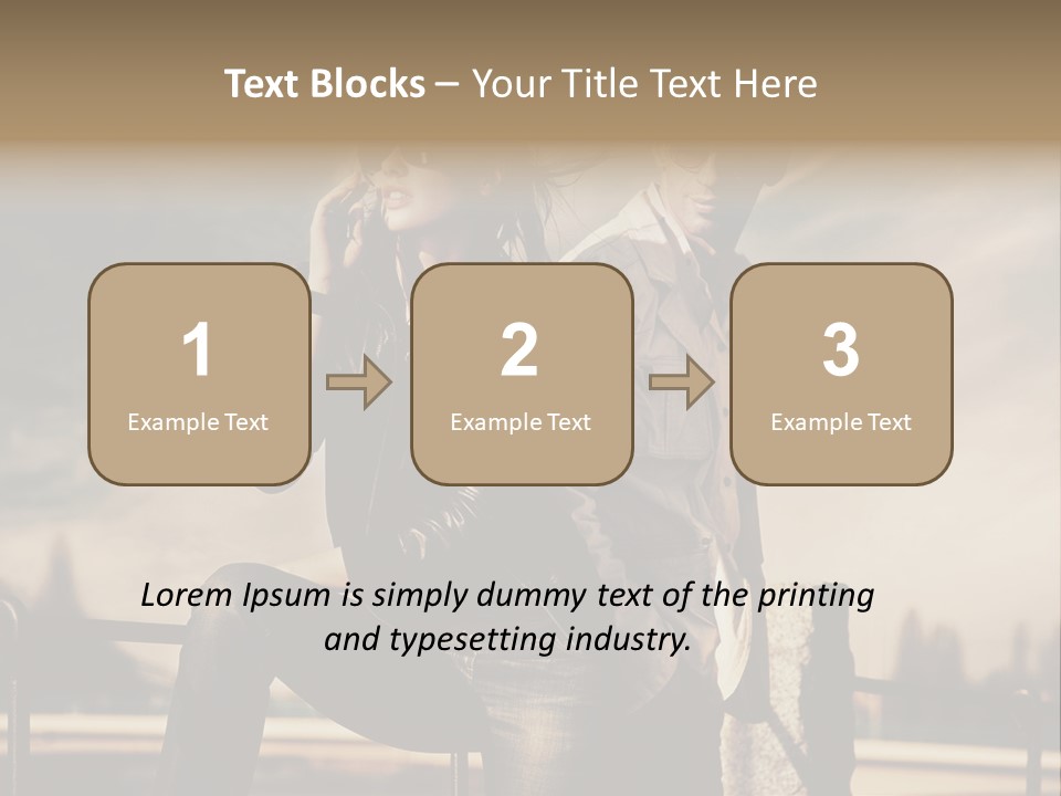 Person Y Fashion PowerPoint Template