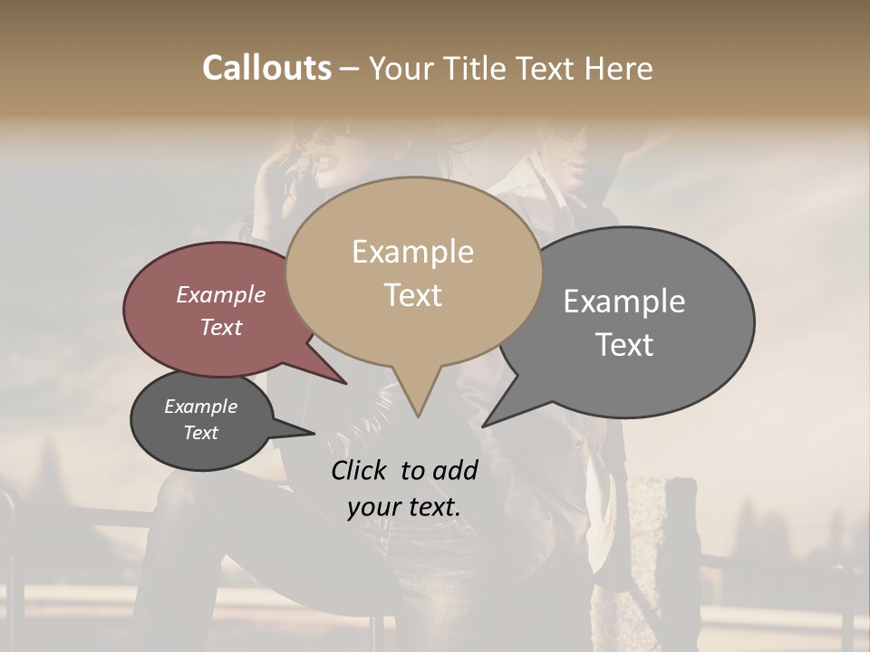 Person Y Fashion PowerPoint Template