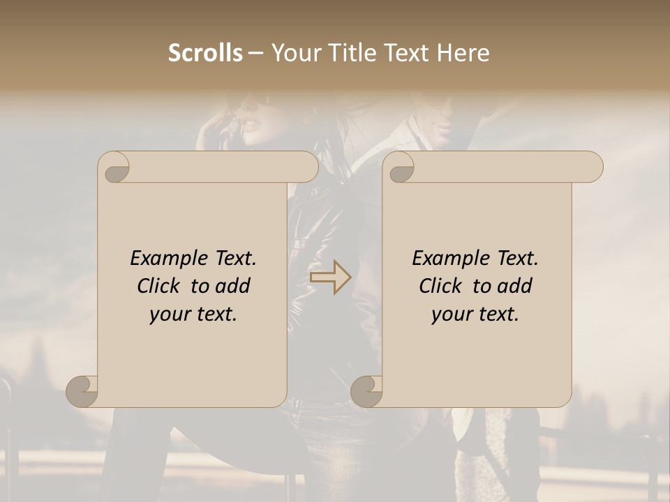 Person Y Fashion PowerPoint Template