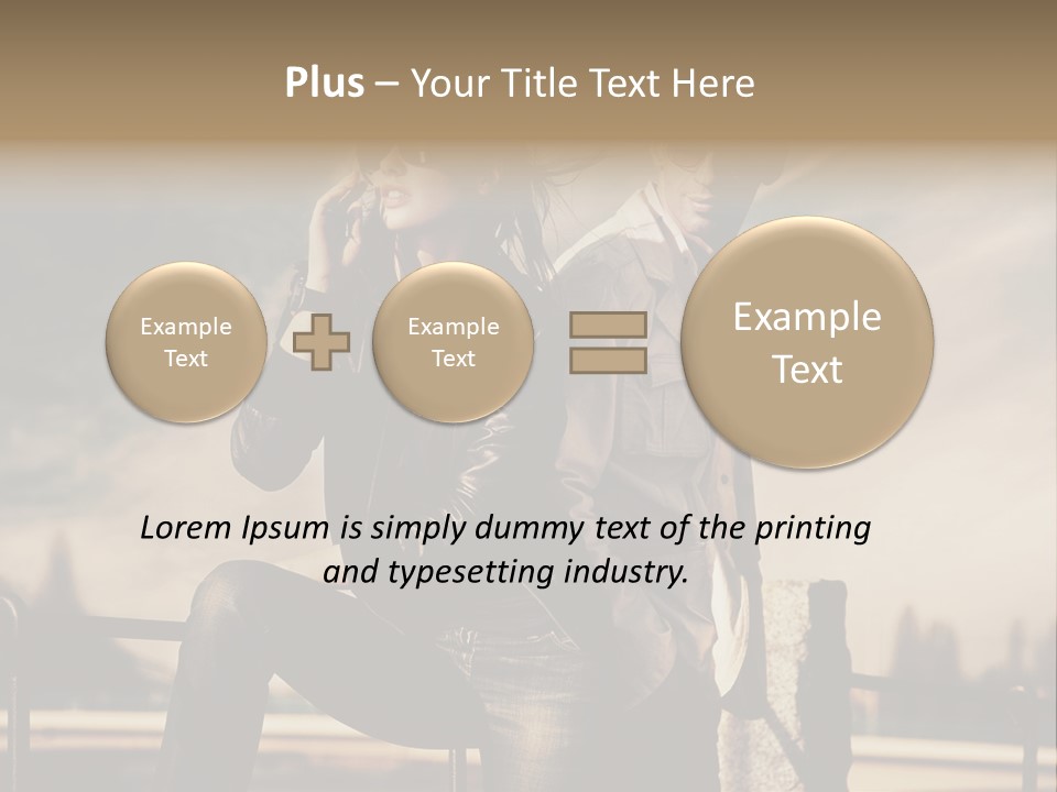 Person Y Fashion PowerPoint Template