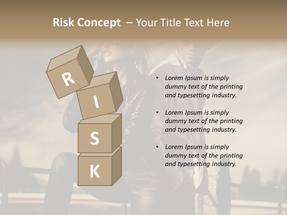 Person Y Fashion PowerPoint Template