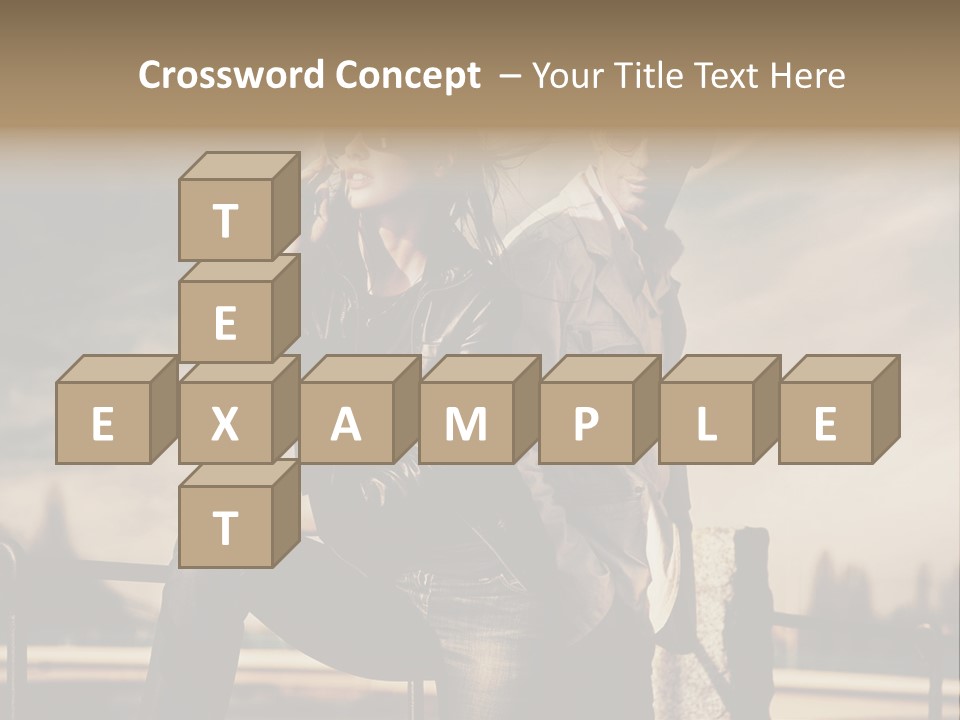 Person Y Fashion PowerPoint Template