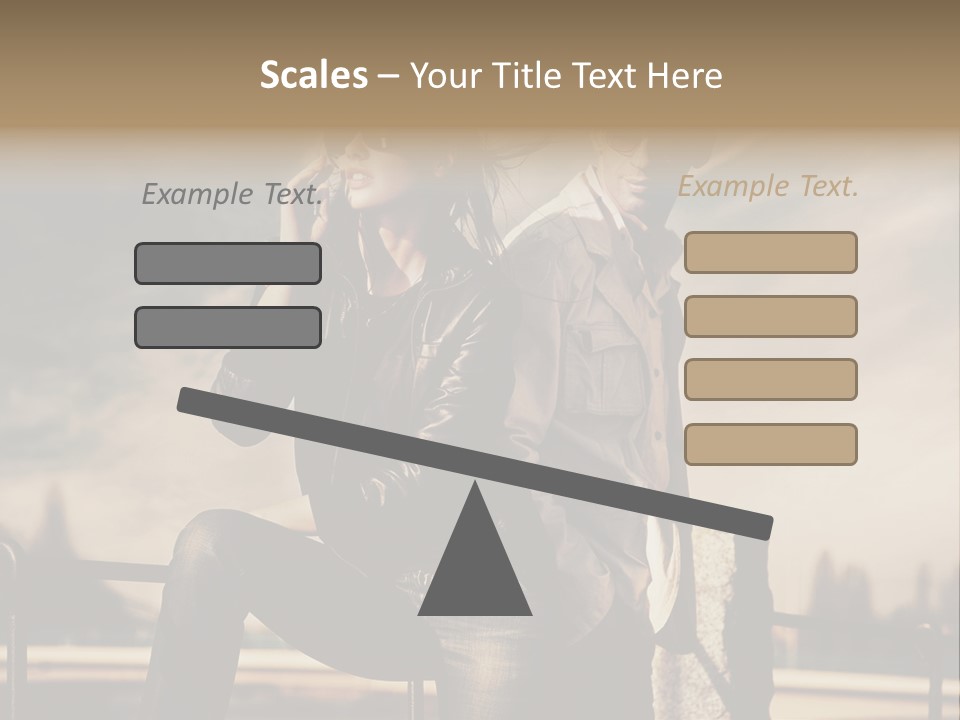 Person Y Fashion PowerPoint Template