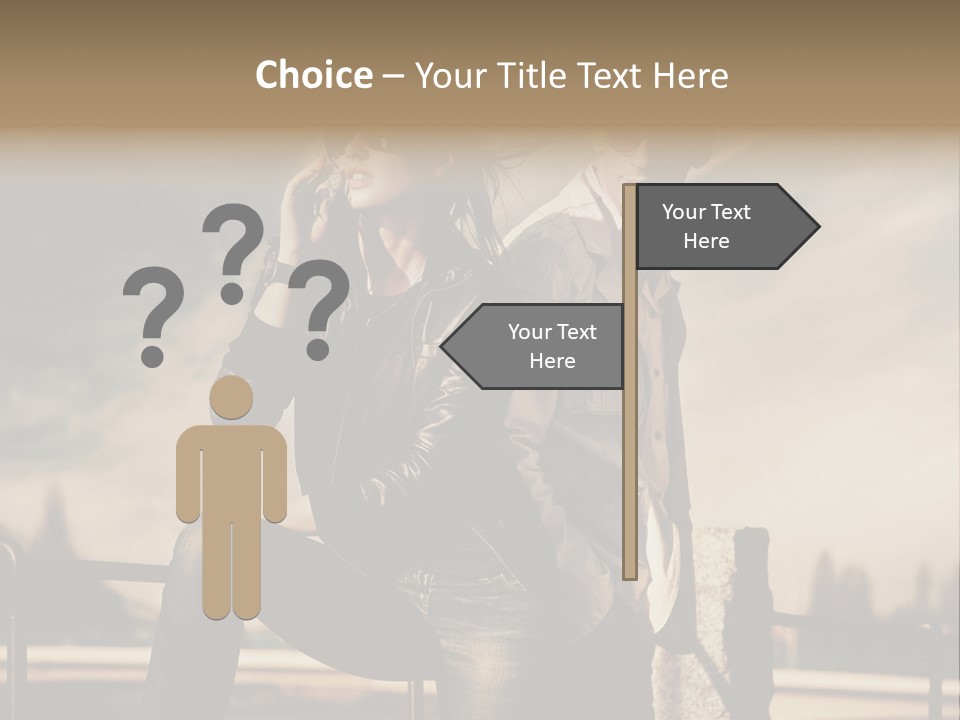 Person Y Fashion PowerPoint Template