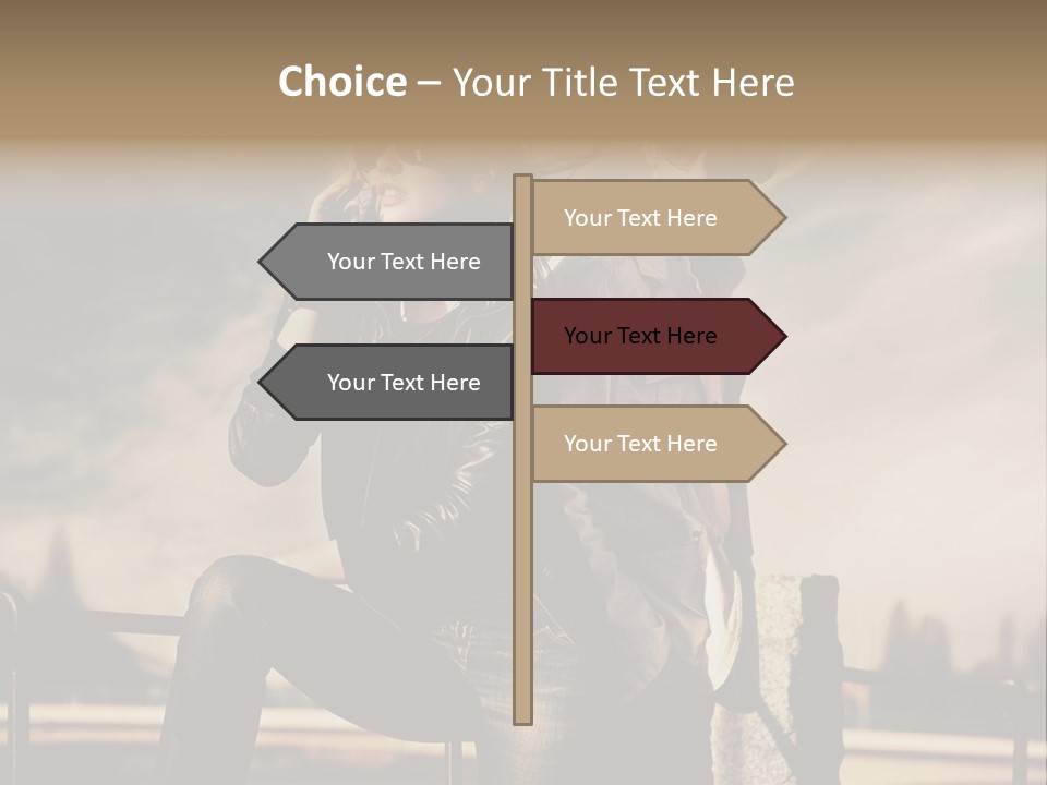 Person Y Fashion PowerPoint Template