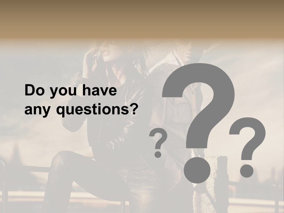 Person Y Fashion PowerPoint Template